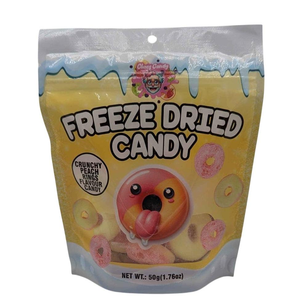 Freeze Dried Crunchy Peach Rings 50g