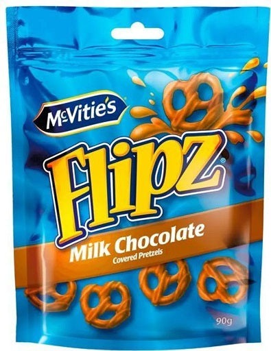 Flipz Milk Chocolate Covered Pretzel 90g