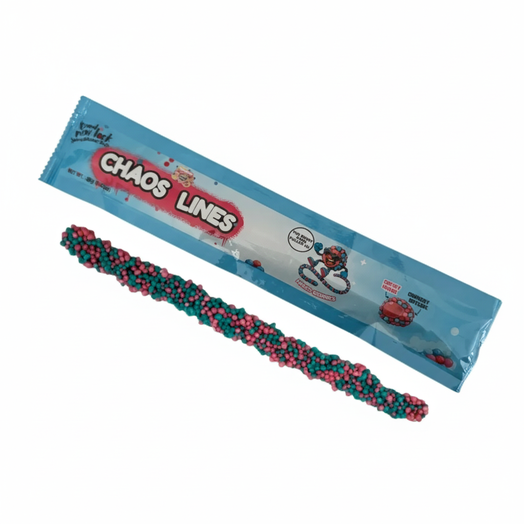 Chaos Candy Fruchtgummis Mixed Berries 26g bunte Gummibärchen Packung