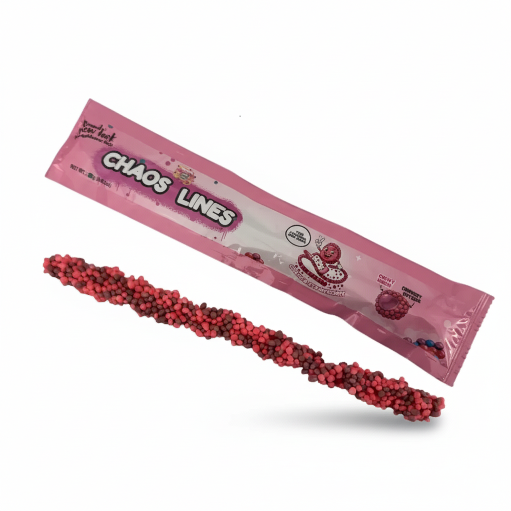 Chaos Candy Fruchtgummis Packung 26g virale Gummibärchen