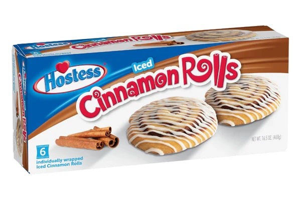 Hostess Iced Cinnamon Rolls