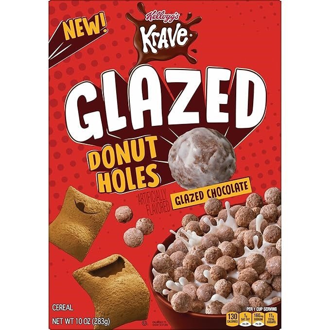 Kellogg's Krave Glazed Donut Holes cereal