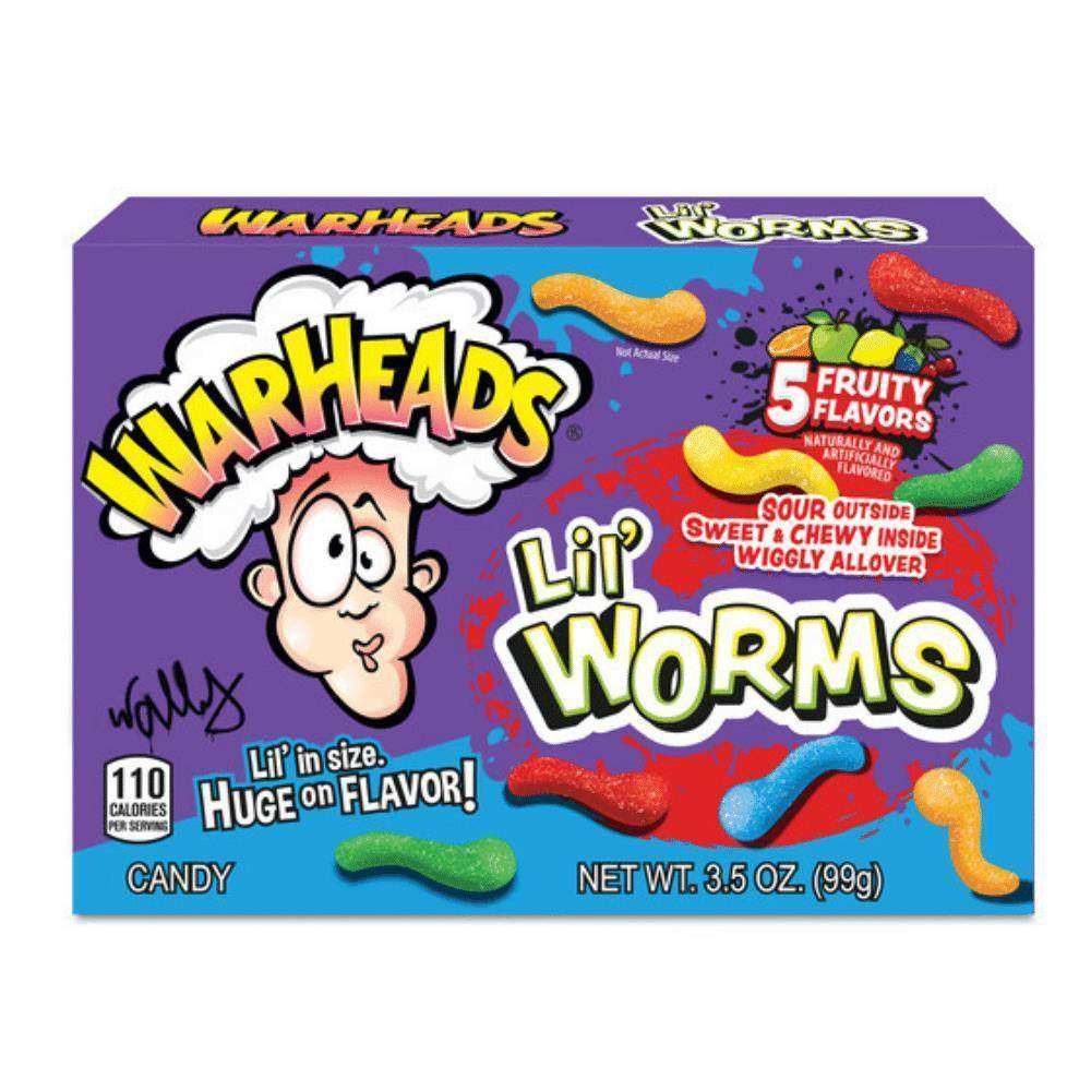 Warheads Lil Worms Theatre Box 99g