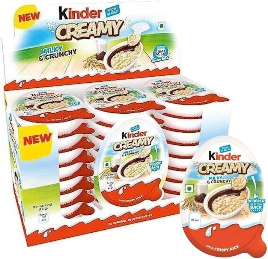 Kinder Creamy 24er Bundle mit Schokoladenriegeln
