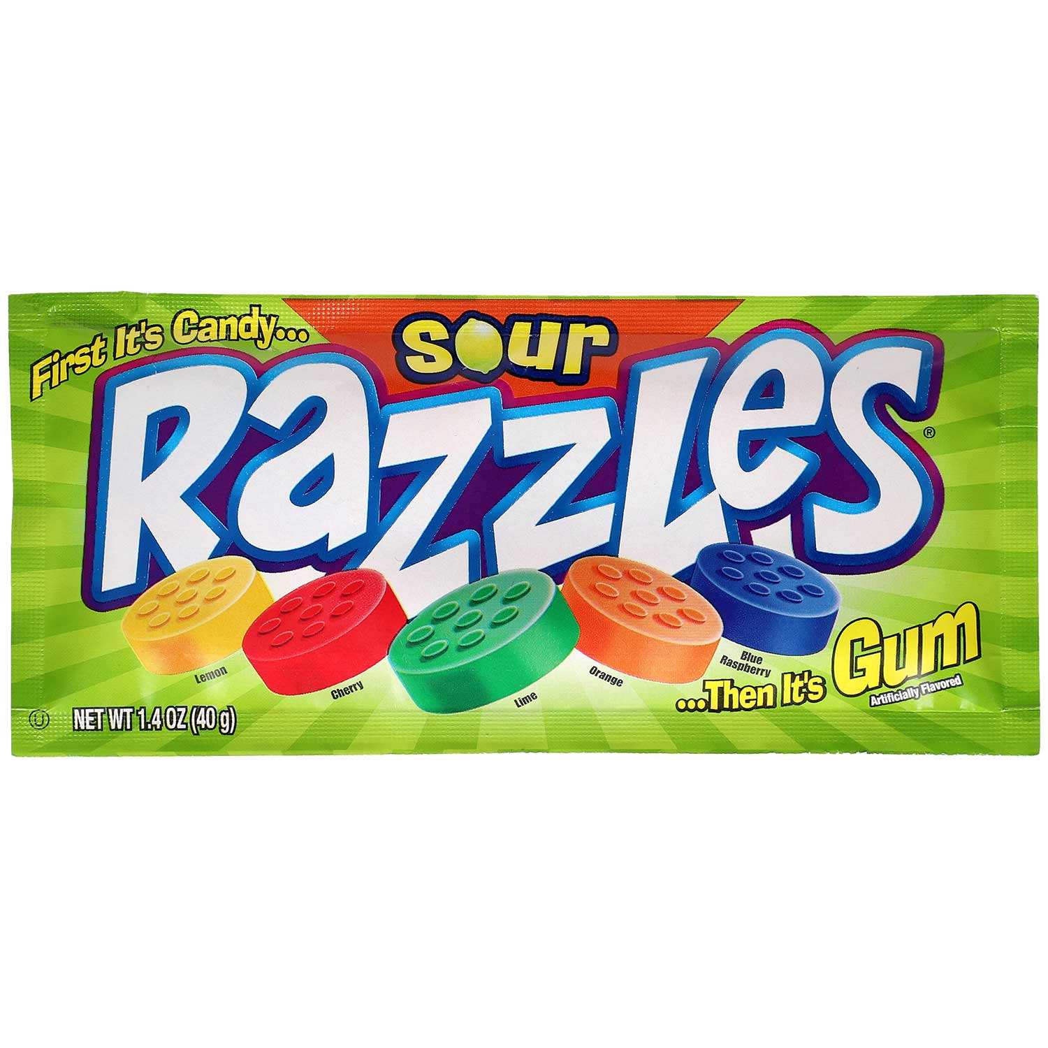 Tootsie Sour Razzles 40g