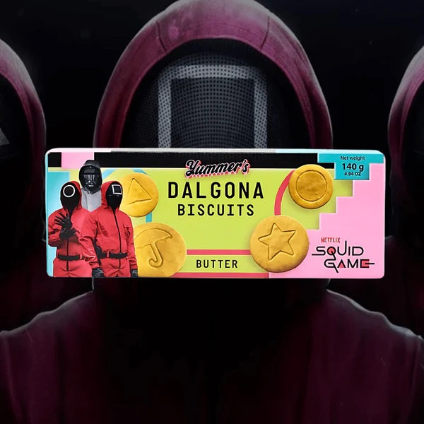 Squid Game Butter Dalgona Biscuites 140g