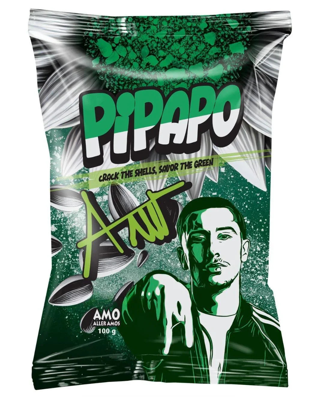 Pipapo AMO Sonnenblumenkerne Original roasted 100g pack.