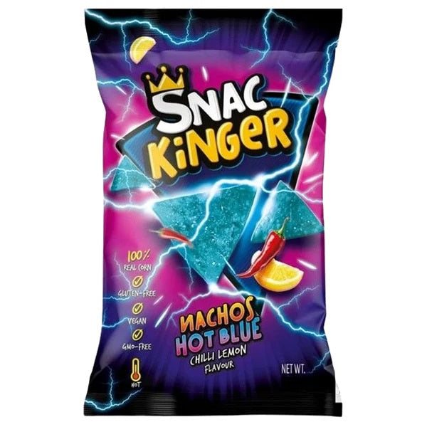 Snac Kinger Nacho-Chips Hot Blue, 200g