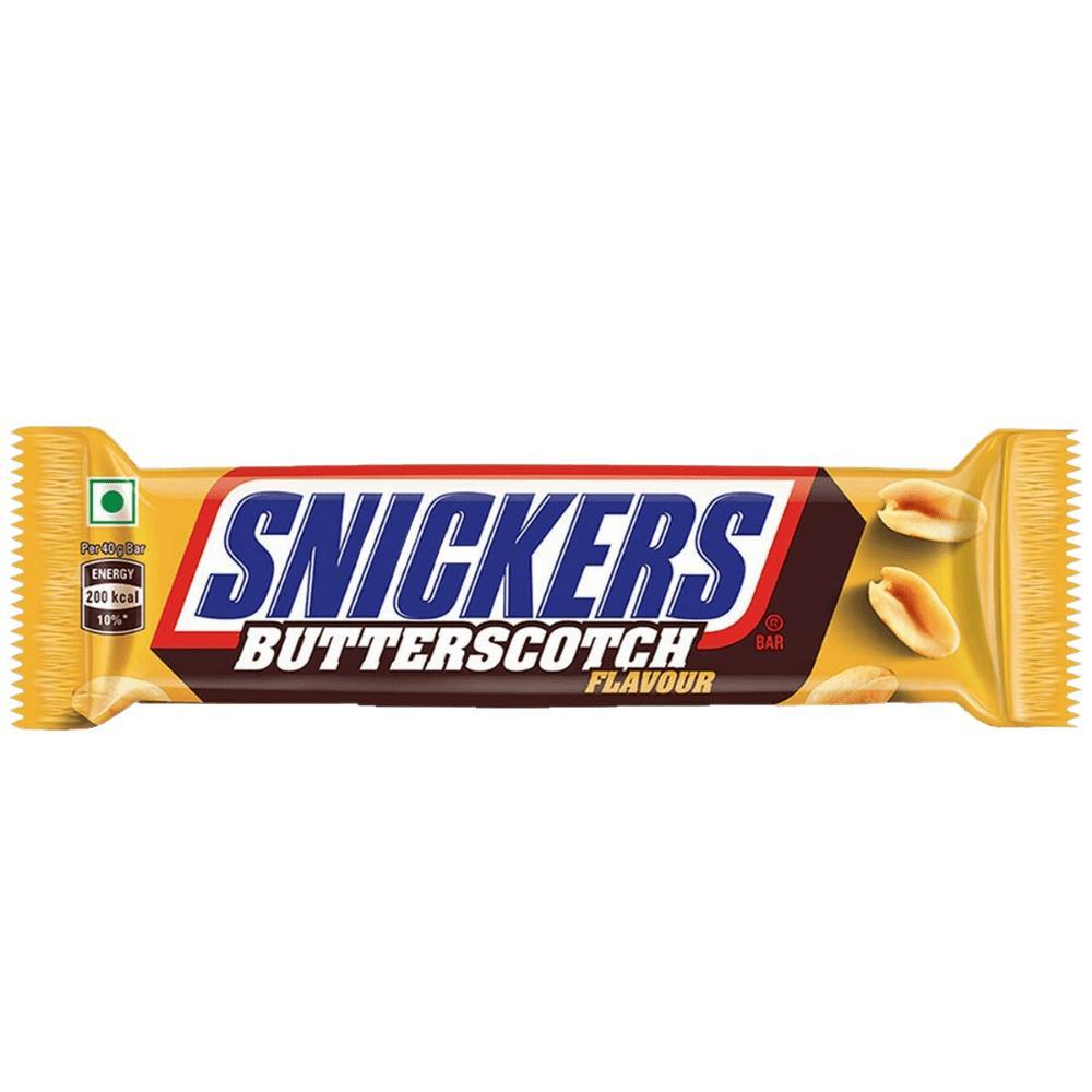 Snickers Butterscotch 40gDas leckere Snickers Butterscotch präsentiert den beliebten Erdnuss-Karamell-Riegel mit einer neuen Geschmacksidee. Unter einer Hülle aus bester Milchschokolade befiWorld of Candy