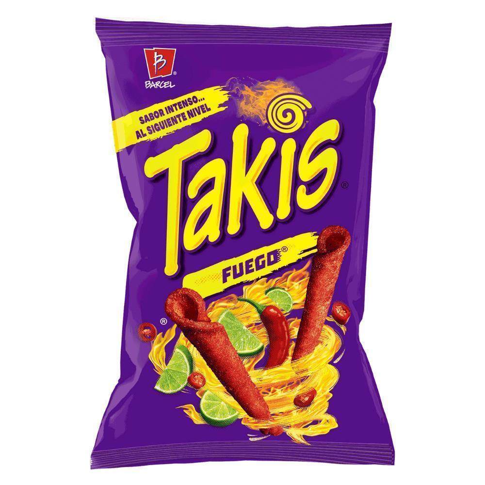 Takis Fuego 100gDer beliebte gerollte Nachochip in der Kombination aus scharfen roten Chilis und spritziger Limette. Bei den Takis Fuego erwartet dich scharfer Chili Geschmack kombiWorld of Candy