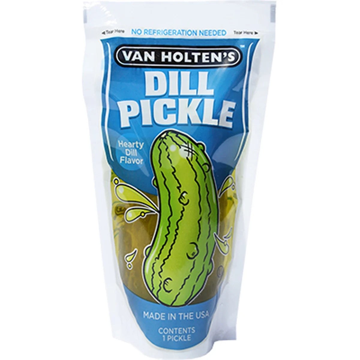 Van Holtens Dill Pickle 140g"Groß, saftig und köstlich". Van Holten's Dillgurken können in nur drei Worten beschrieben werden! Diese köstliche Gurke in einer Tasche passt perfekt zu vielen GeriWorld of Candy