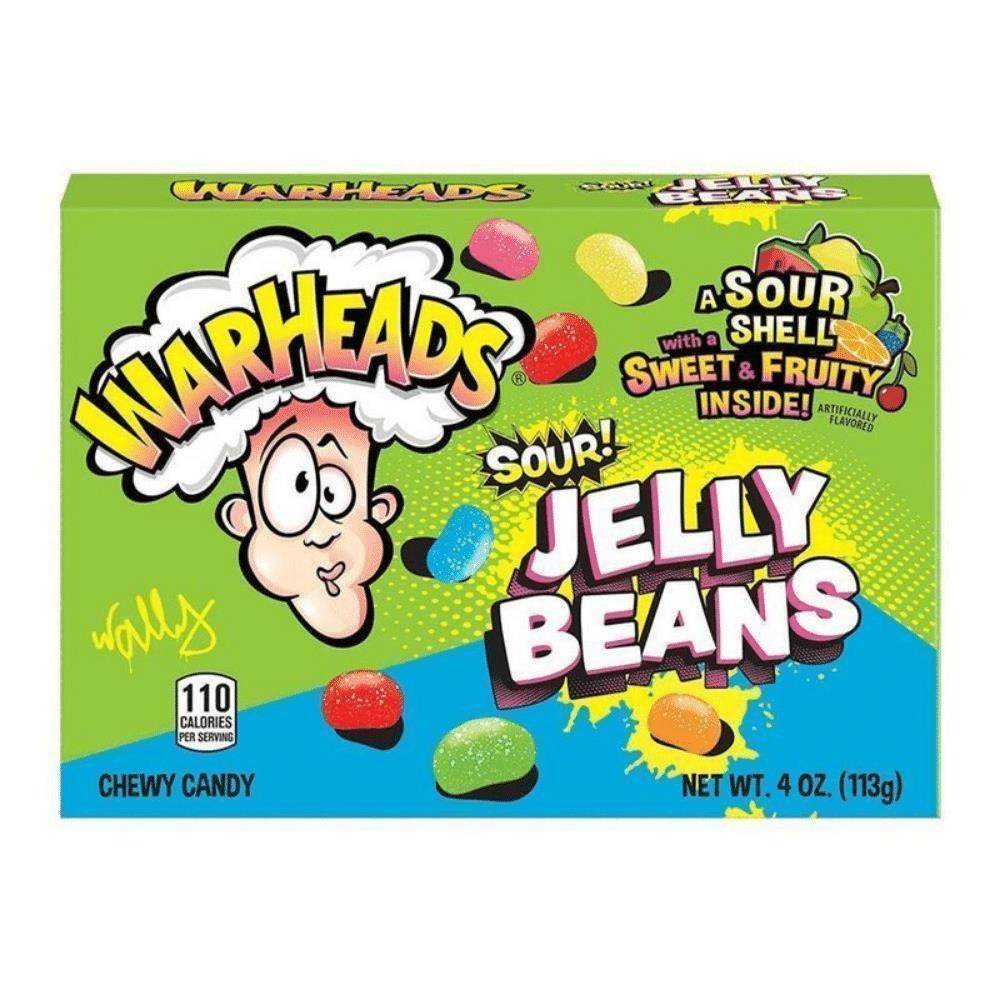 Warheads Sour Jelly Beans Theatre Box 113gWarheads haben ihre Expertise mit sauren Bonbons auf Geleebohnen angewendet, um eine süße, fruchtige, saure Sensation für die Geschmacksknospen zu schaffen! WarheadsWorld of Candy