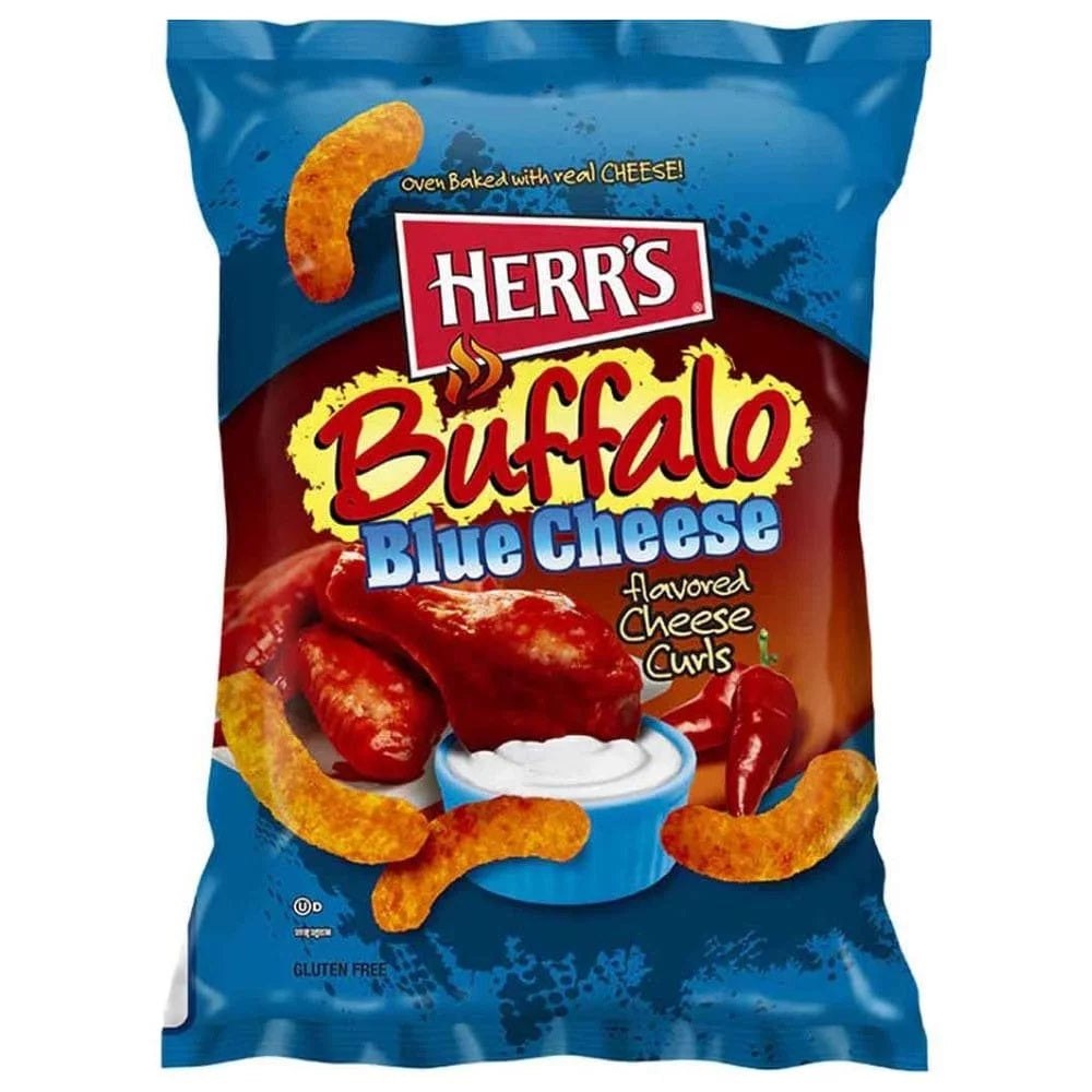 Herr's Buffalo Blue Cheese Curls 170g