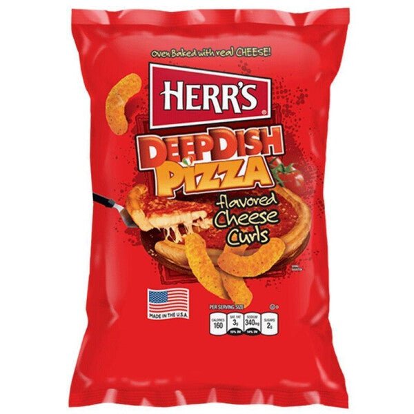 Herr's Deep Dish Pizza Cheese Curls 170g