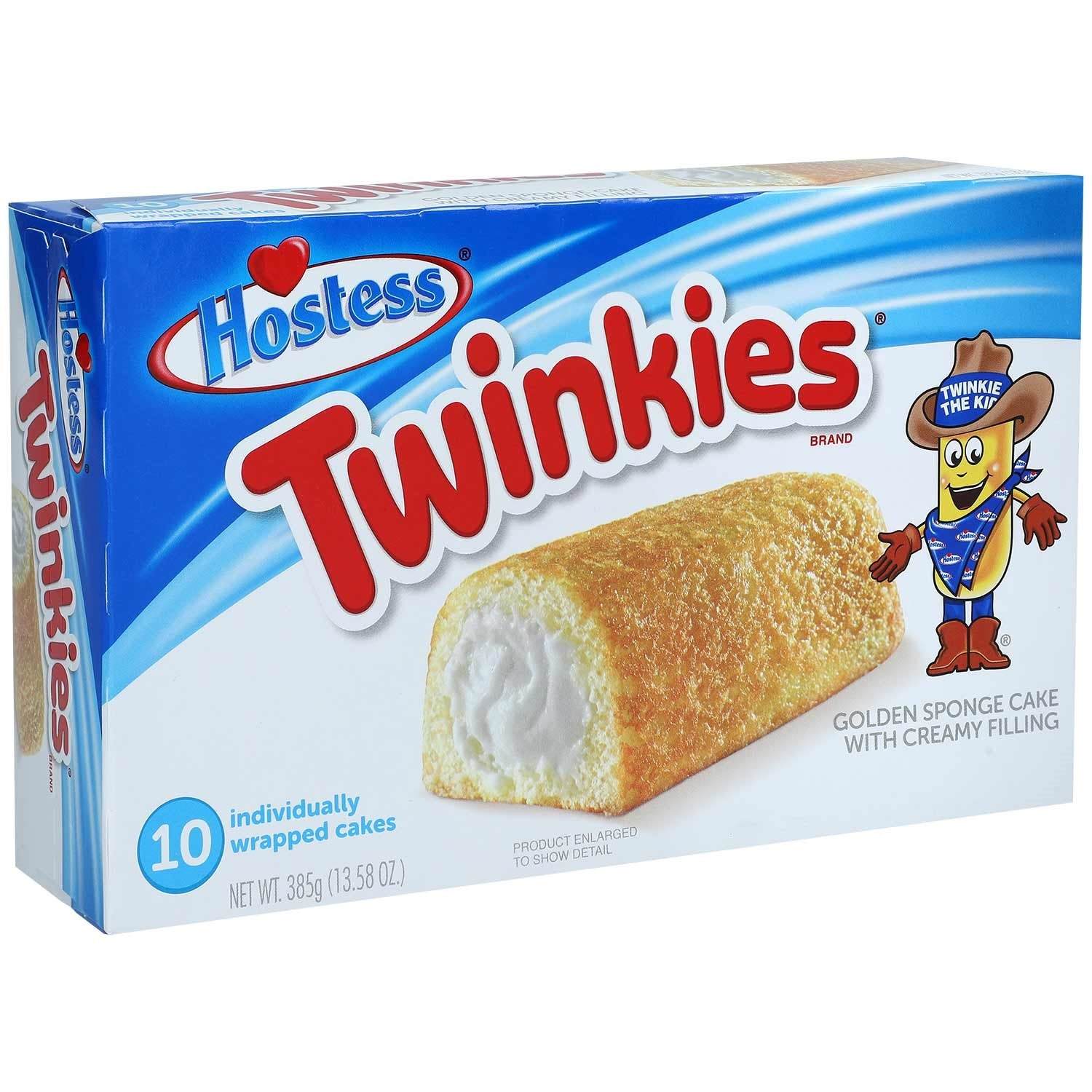 Hostess Twinkies 385gDer US-Klassiker schlechthin. Denn Hostess Twinkies stehen für das zarte, unwiderstehliche Gebäck mit der üppigen Vanille-Creme-Füllung. Twinkies sind nicht zuletzt World of Candy