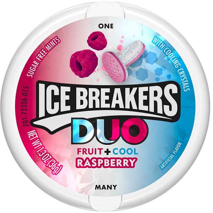 Ice Breaker Duo Raspberry Tin 36g