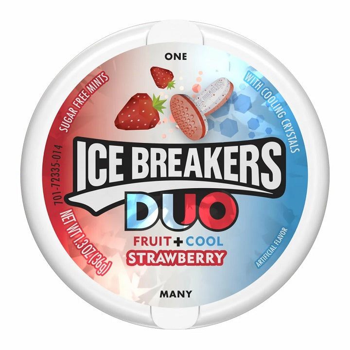 Ice Breaker Duo Strawberry Tin 36g