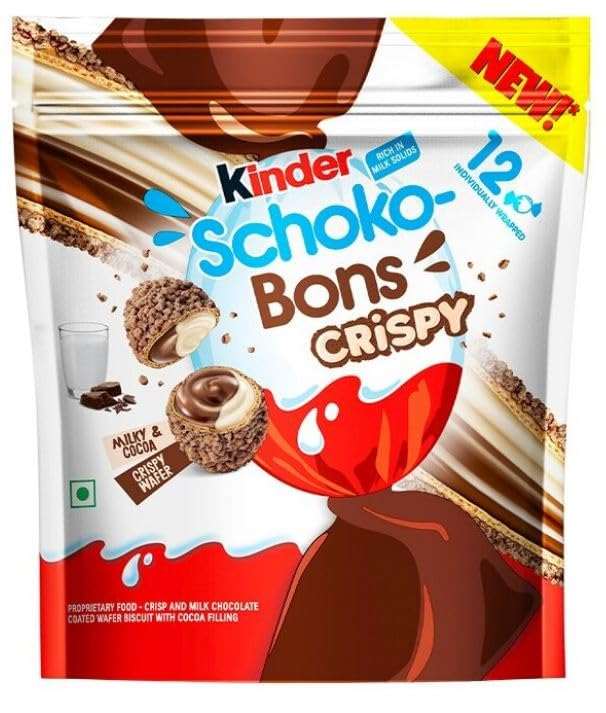 Kinder Schoko Bon Crispy 67,2g, 12er Pack