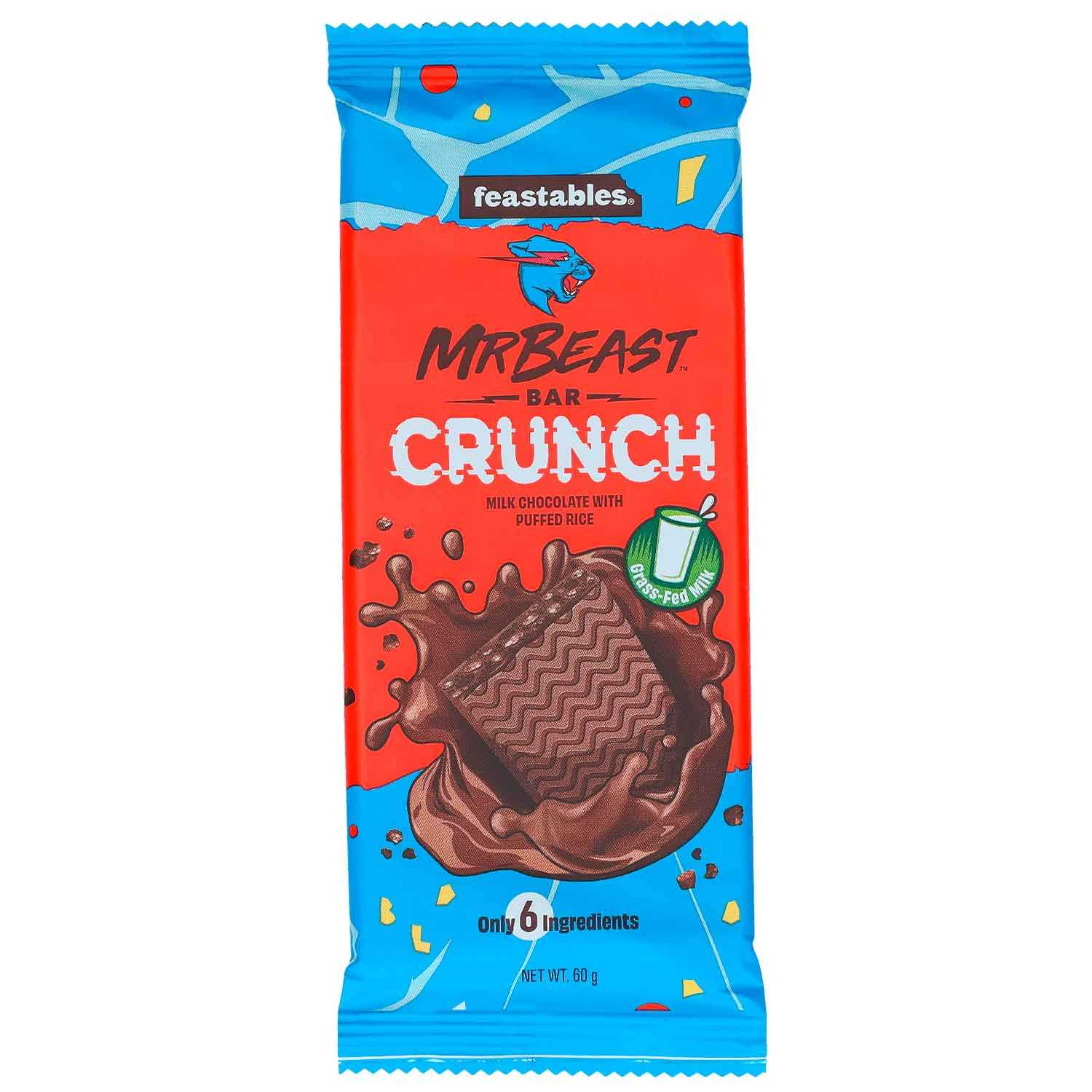 Mr. Beast Bar Crunch Chocolate 60g