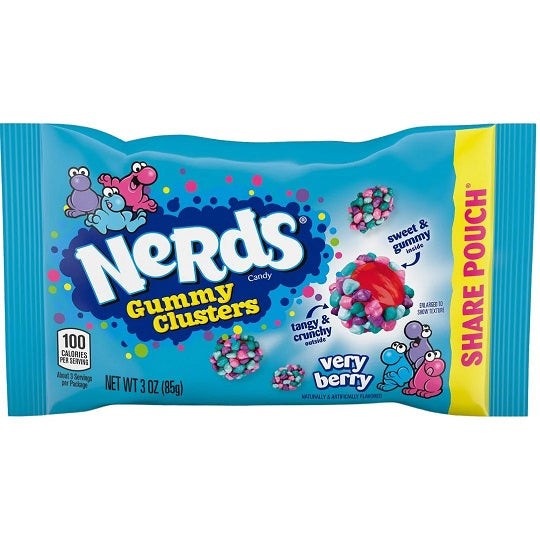 Nerds Gummy Clusters Very Berry Sharepack 85g