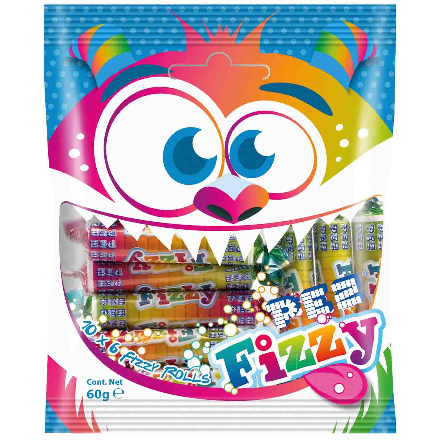 PEZ Fizzy Beutel 60g 