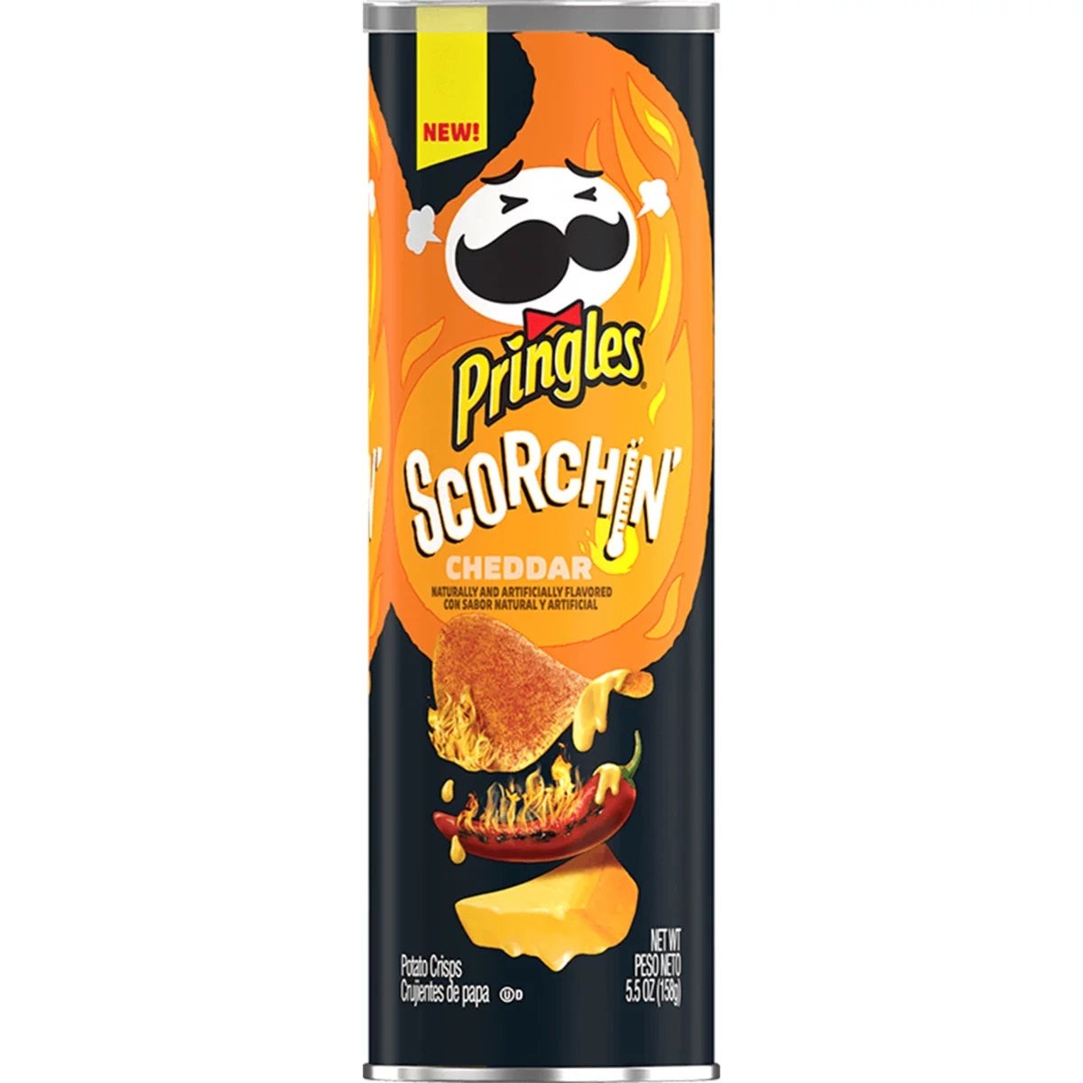 Pringles Scorchin Cheddar 156g